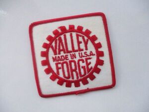 ビンテージ VALLEY FORGE バレーフォージ made in USA ロゴ ワッペン/ 刺繍 F1 レーシング 雑貨 古着 自動車 カー用品 整備 作業着 43