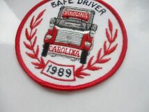 ビンテージ 80s SAFE DRIVER トラック 運転 記念 ロゴ ワッペン/ 刺繍 アメリカ 古着 自動車 ホットロッド 看板 アメ車 バイク 41_画像5