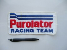 【大きめ】【中古品】Purolatot ピュロレーター オイル ワッペン/ F1 レーシング 自動車 バイク オートバイ F1 整備 ビンテージ B01_画像6