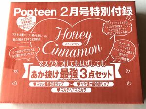 【Popteen 2021年2月号付録】HoneyCinnamon 3点セット（未開封品 B）