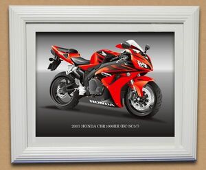 【プレミアム仕様】ホンダ CBR1000RR (SC57後期 2006、07モデル各色) イラスト