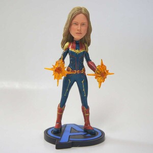 新品 アベンジャーズ エンドゲーム キャプテン・マーベル 手塗ヘッドノッカーNECA アメリカントイ フィギュア USA首振り人形