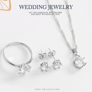 セール!!限定一点のみ!!ジルコニア 3点セット ピアス ネックレス リング