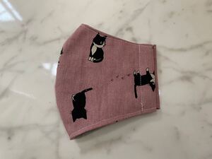 立体インナー 猫柄 ピンク