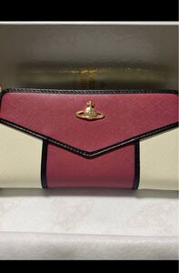 ヴィヴィアンウエストウッド Vivienne Westwood ツートン 赤白 長財布 未使用☆