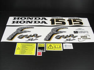 [ new goods ] Honda BF15A 4 stroke cowl decal left right set inspection ) modified weight 15 horse power custom rare mono series 