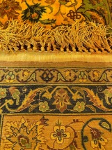 イラン直輸入 ペルシャ絨毯 ナイン産 オールド1980年代 泥染希少作品 152cm×250cm_画像8