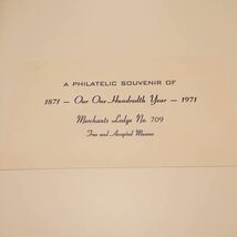 ○【送料無料】1971年 フリーメイソン フリーメーソン ポ ス ト 手 紙 ハ ガ キ イルミナティ 都市伝説 秘密結社 mason コンパス_画像4