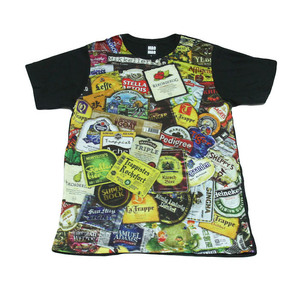 世界 ビール ラベル コレクター インスタ オンライン 飲み会 ストリート系 デザインTシャツ おもしろTシャツ メンズTシャツ 半袖 ★E902L