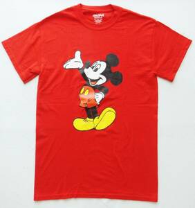 ミッキーマウス プリント Tシャツ 90's～00年 ボディ ディズニー 4　　Disney 半袖Tシャツ ミッキー ギルダン ボディ 50/50 ドライブレンド