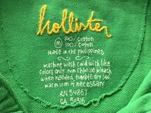 ホリスター 鹿の子 ポロシャツ 刺繍 ワンポイント グリーン　　HOLLISTER 半袖 S/S 玉2668_画像3