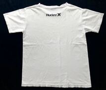 ハーレー ビッグロゴ デカロゴ Tシャツ 染み込みプリント　　Hurley ホワイト 訳あり 玉3189_画像2