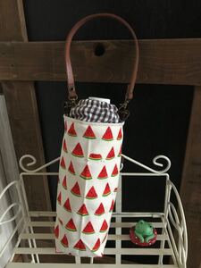 ペットボトルカバー ハンドメイド スイカ お散歩に!