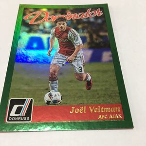 ★2016-17 donruss soccer ジョエルフェルトマン アヤックス　 　パラレル ★即決