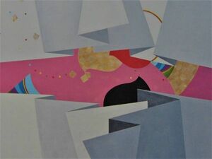 Art hand Auction يوكو يوكوماي, [تاماكازورا], من كتاب فني مؤطر نادر, العلامة التجارية الجديدة مع الإطار, بحالة جيدة, وشملت البريدية, تلوين, طلاء زيتي, اللوحة التجريدية