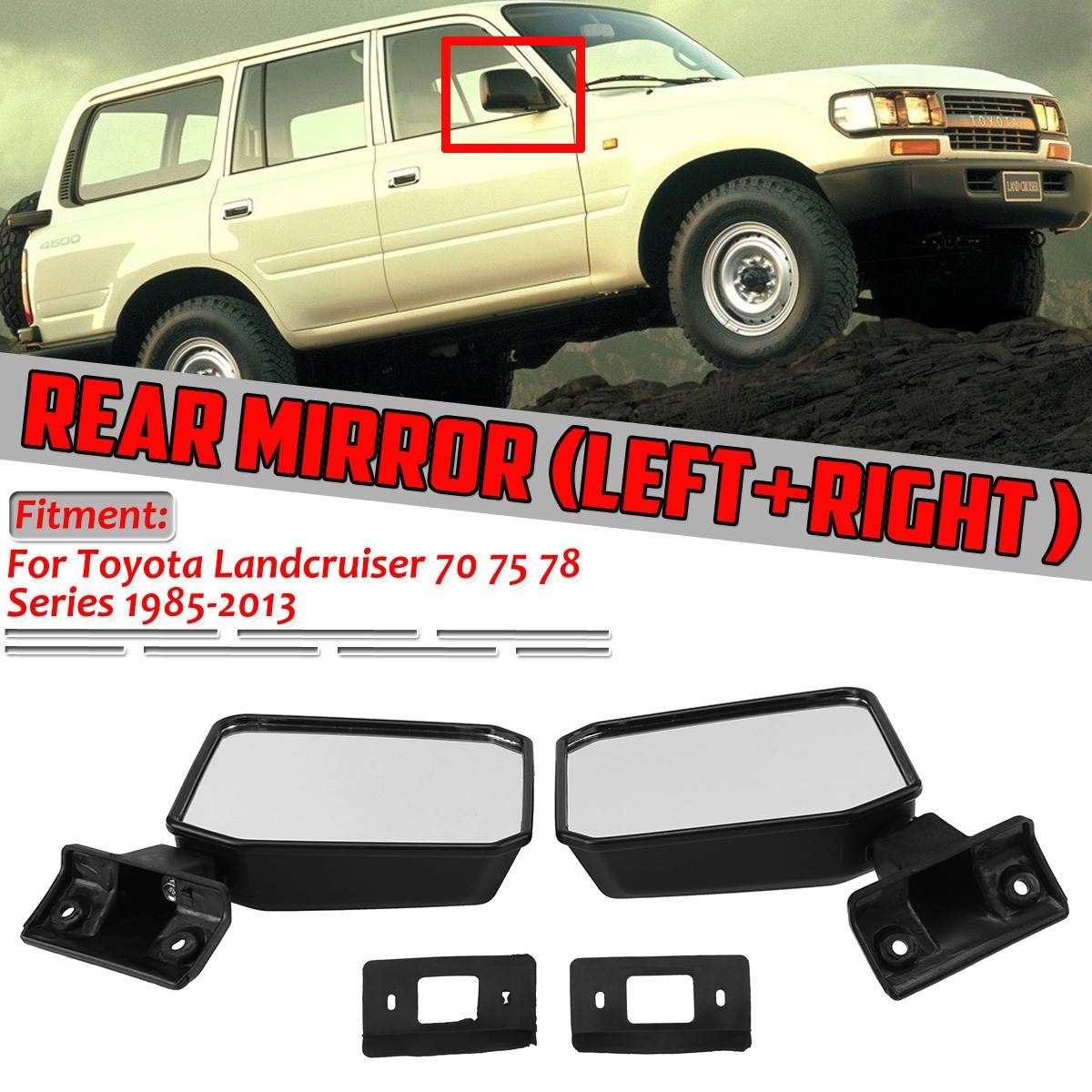 新品 トヨタ純正 ランドクルーザー 70系 ランクル ドアミラー 左右ペア