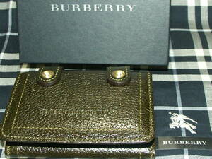 4777-78②新品本物　BURBERRY　バーバリー　名刺　カード　収納