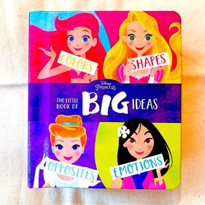 新品/ディズニープリンセス 英語絵本 英単語 アリエル ラプンツェル シンデレラ