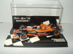 PMA Orenge Arrows Asiatech A22 J.VERSTAPPEN / ミニチャンプス オレンジ アローズ アジアテック A22 ヨス フェルスタッペン ( 1:43 )