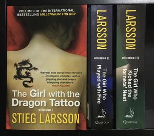  foreign book millenium 3 part work new goods large size The Girl with the Dragon Tattoo The Girl Who Played With Fire The Girl Who Kicked the Hornet's Nest