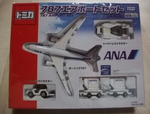 [ new goods ] Tomica 787 air port set ANA Takara Tommy airplane airport set Kids child toy outside fixed form possibility 