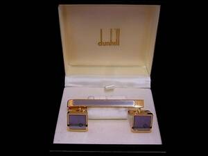 *N2586*# new goods #[dunhill] Dunhill [ silver * Gold ]# cuffs & necktie tweezers!