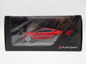 1/43 アウディ 新型RS5 クーペ Audi RS5 Coupe　ディーラー特注 ミニカー　ミサノレッド　Misano Red