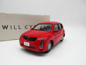 1/24 トヨタ ウィルサイファ WiLL CYPHA　カラーサンプル 非売品 ミニカー　レッド