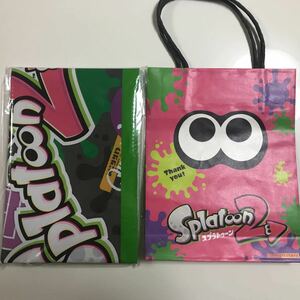 【送料無料★匿名配送★新品】 スプラトゥーン２ Splatoon2 非売品 レジャーシート+ショッパー 袋/スプラトゥーン