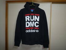 アディダス RUN DMC プルオーバーパーカー XSサイズ_画像1