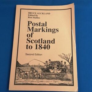 K1　洋書★　スコットランドの郵便消印の歴史1840～　英語版