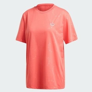 【adidas】半袖Tシャツ ピンク