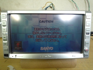 20327 SANYO サンヨー HDDナビ NVA-HD1000A 地図05年 HDD/CD/DVD/MD/TV ジャンク