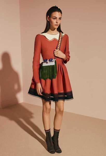 FENDI 2016プレフォール カットワークレース ドーリーワンピース
