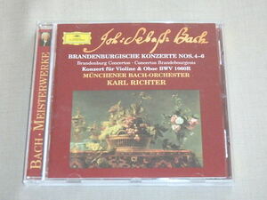Bach;Brandenburg Concs.4　/　 Richter（カール・リヒター）、 Munich Bach Orchestra　/　CD　/　ドイツ盤