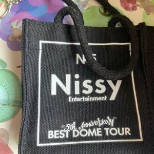 AAA Nissy 西島隆弘 ミニチュアトート バッグ カバン ぬいぐるみ マスコッピー 橙 リッピー ストラップ クリアファイル