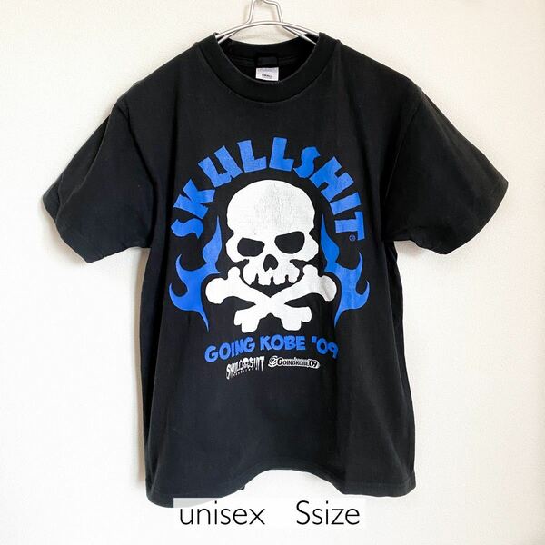 GOING KOBE'09 スカル半袖Tシャツ フェスT バンドT SMALL 黒