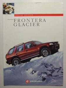 ☆☆V-2834★ ボクスホール フロンテラGLACIER カタログ ★レトロ印刷物☆☆