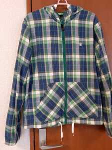 M size Element check pattern outer garment 