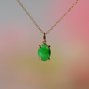 ..K10 pendant top necklace natural less processing jade small bead 