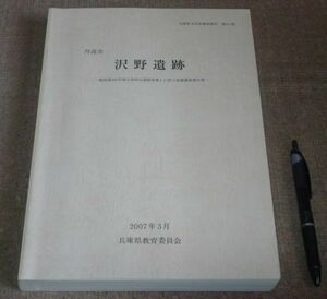 丹波市　沢野遺跡 　兵庫県教育委員会埋蔵文化財調査事務所 編　兵庫県教育委員会　/　兵庫県　丹波　丹波篠山　遺跡　古墳