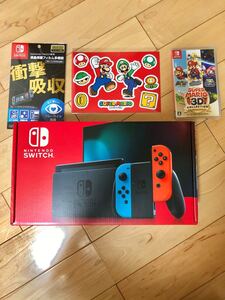 Nintendo Switch スーパーマリオ3Dコレクションセット 保護フィルム シール付き スイッチ