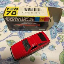 トミカ No.78 カローラレビン 3ドア 赤 黒箱 TOMICA トヨタ 当時物 TOMY_画像1