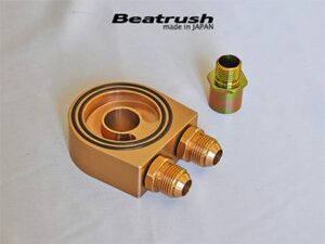 【LAILE/レイル】 Beatrush オイルクーラー用オイルブロック 3/4-16UNF 汎用 [S9EG12-A]