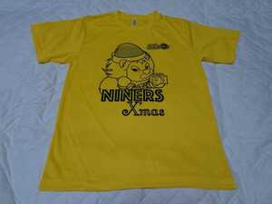 official　８９ERS　バスケットボールチーム　半袖Tシャツ　応援シャツ　sizeL　黄色