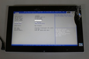 ジャンク品タブレットパソコン NEC VersaPro VZ-G CPU不明 メモリ無 SSD無 12.1inch カメラ内蔵 起動確認済 OS無 代引き可