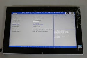 ジャンク品タブレットパソコン NEC VersaPro VZ-G CPU不明 メモリ無 SSD無 12.1inch カメラ内蔵 起動確認済 OS無 代引き可
