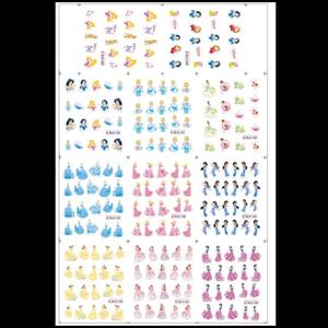ネイルシール ウォーターネイルシール ディズニー ディズニープリンセス