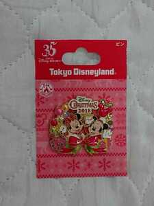  Tokyo Disney Land * Christmas 2018 Mickey pin bachi