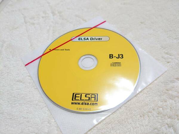 送料無料★ELSA B-J3 ドライバーディスク　CD-ROM グラフィックボード 